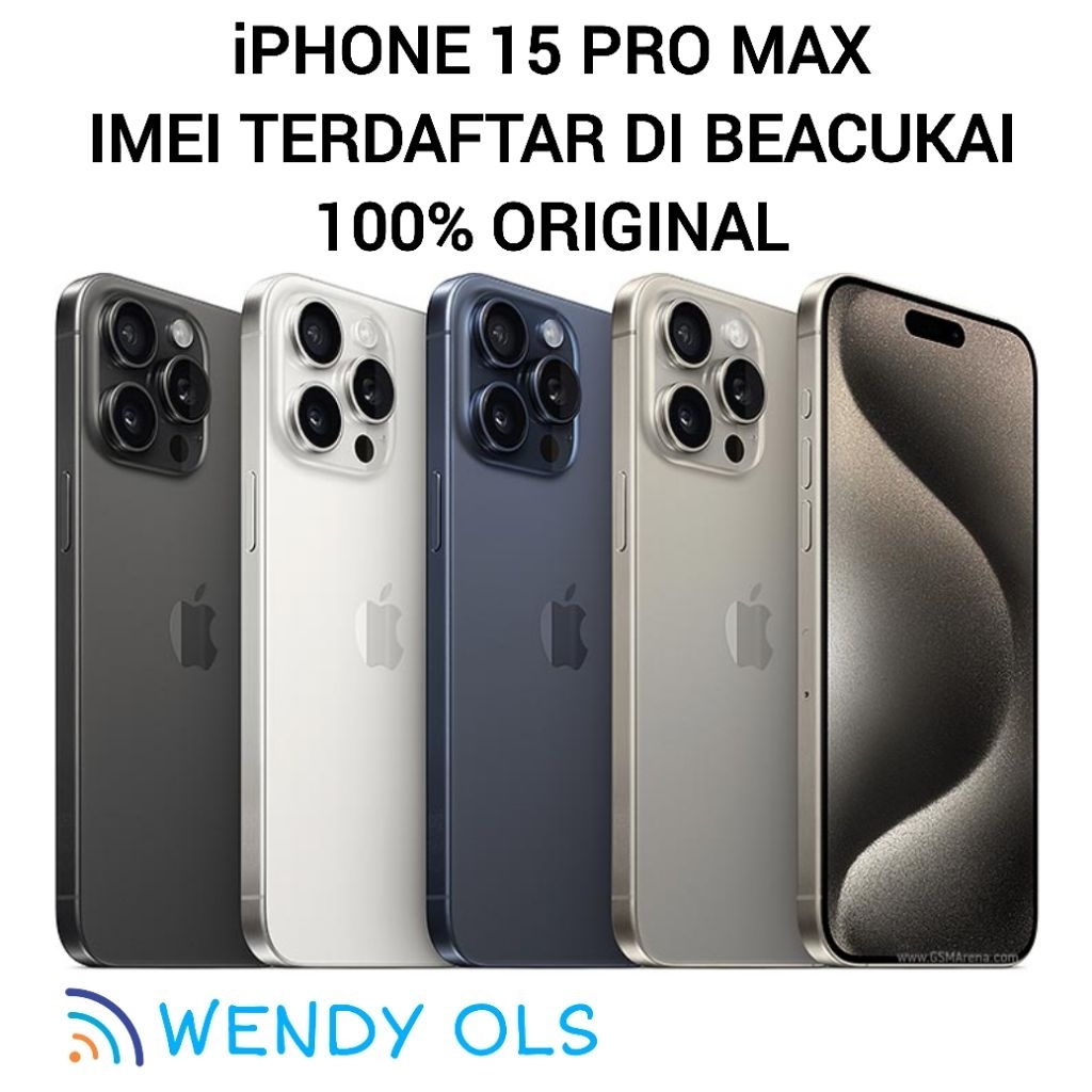 iPhone 15 Pro Max 256GB 512GB 1TB Blue Black White Natural Titanium Promax IBOX Inter BC Second Seke