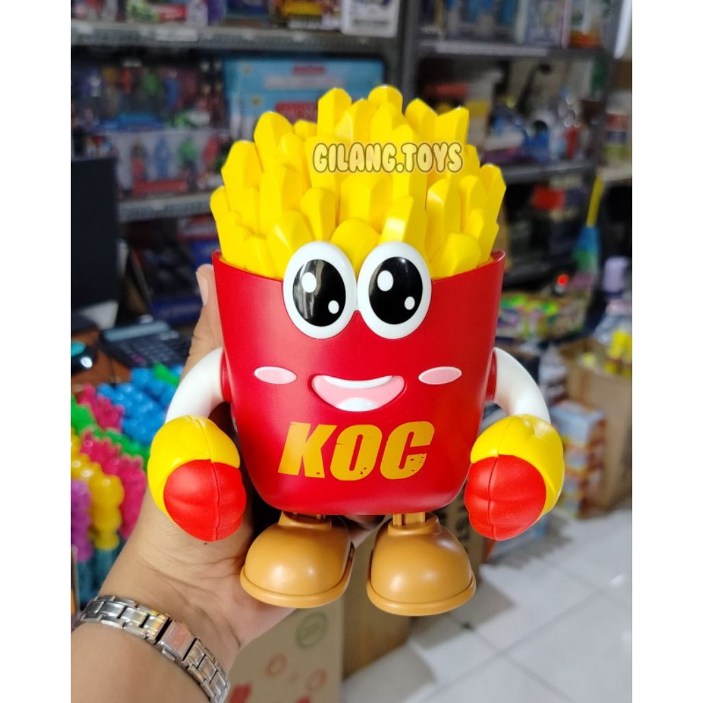 MAINAN ANAK DANCING BOXING FRIES KFC