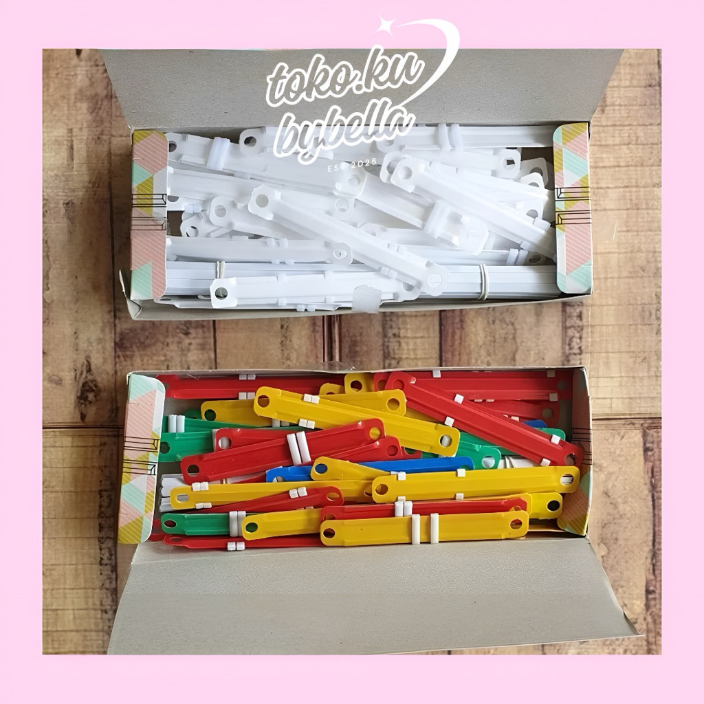 Paper Fastener 50 Pcs - Snel Pengikat Map/Kertas