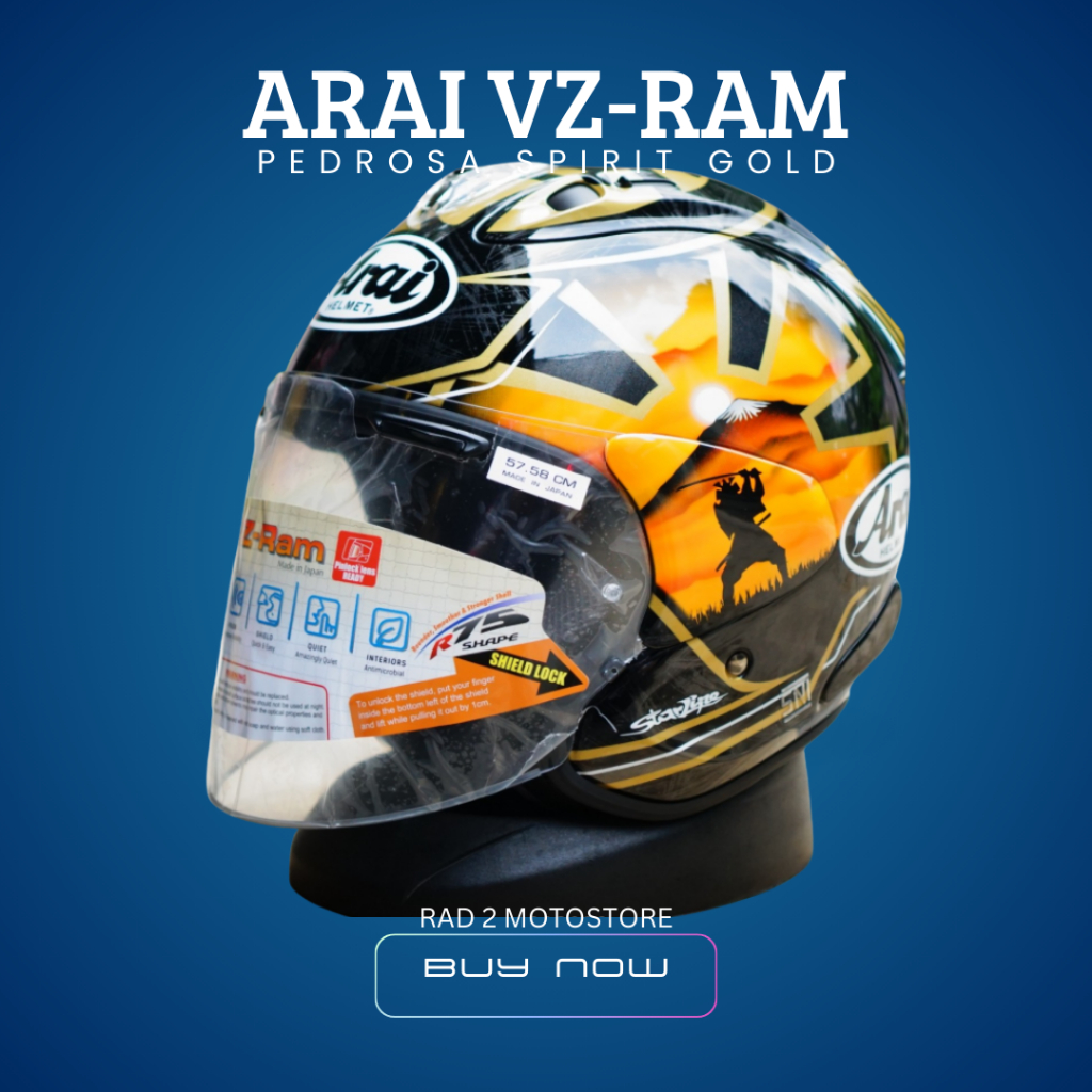 ARAI VZ RAM PEDROSA SPIRIT GOLD