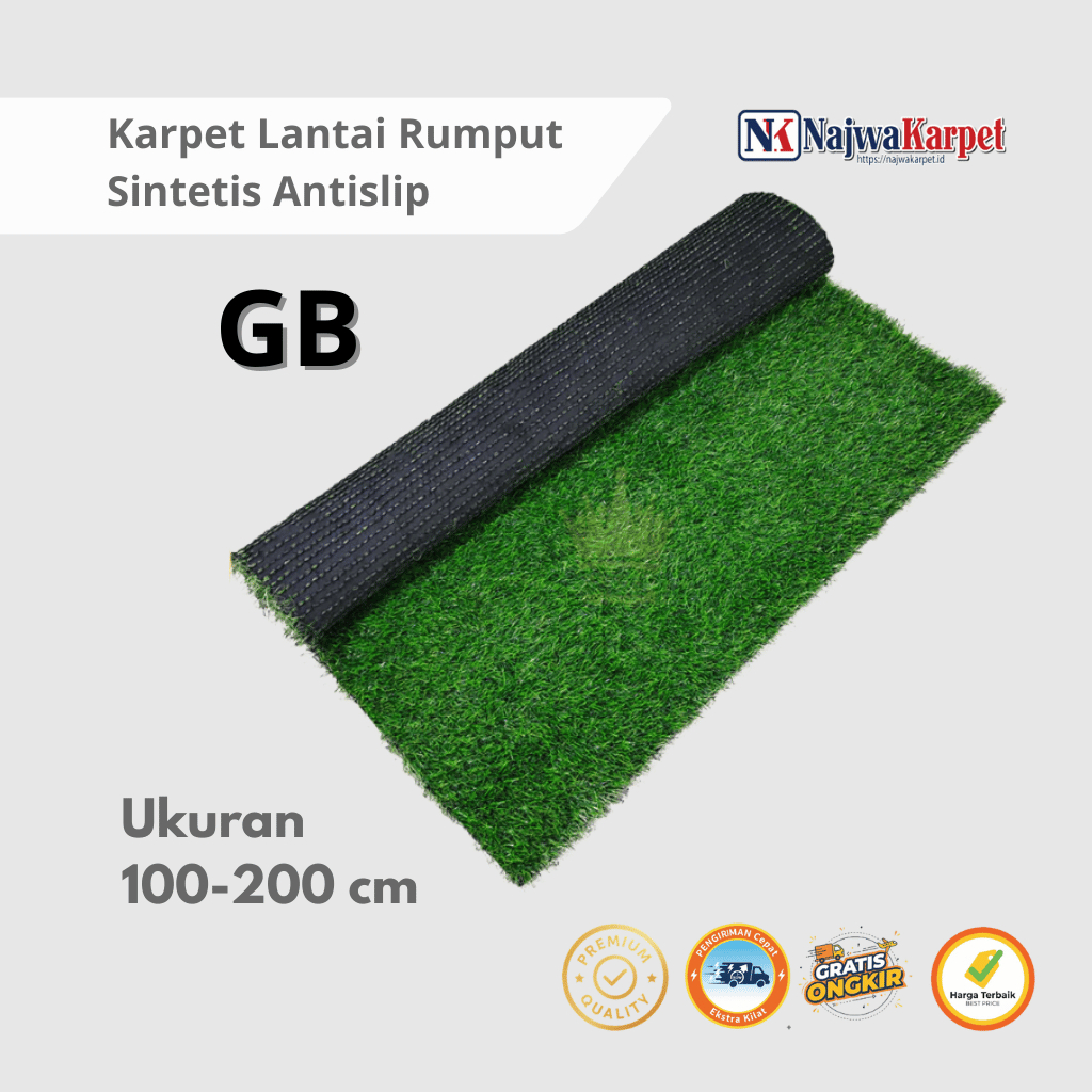 Karpet GB - Karpet Rumput Sintetis Palsu Antislip