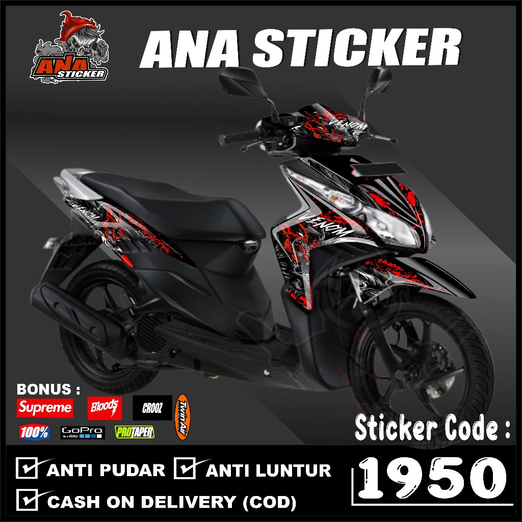 1950  Decal stiker vario 110 karbu stiker vario techno 110 decal vario techno 110 stiker