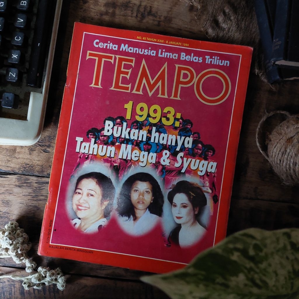 MAJALAH TEMPO 1993 : Bukan hanya Tahun Mega & Syuga [ORIGINAL]