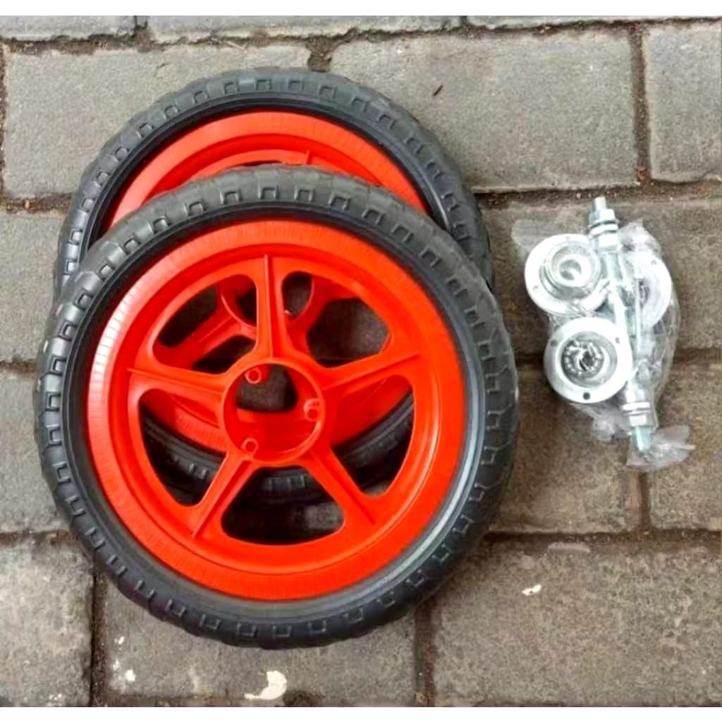 VELG Sepeda Anak Balance Bike Eva Bmx Mini Ctb 12 Inch Velg Mati Busa Plastik