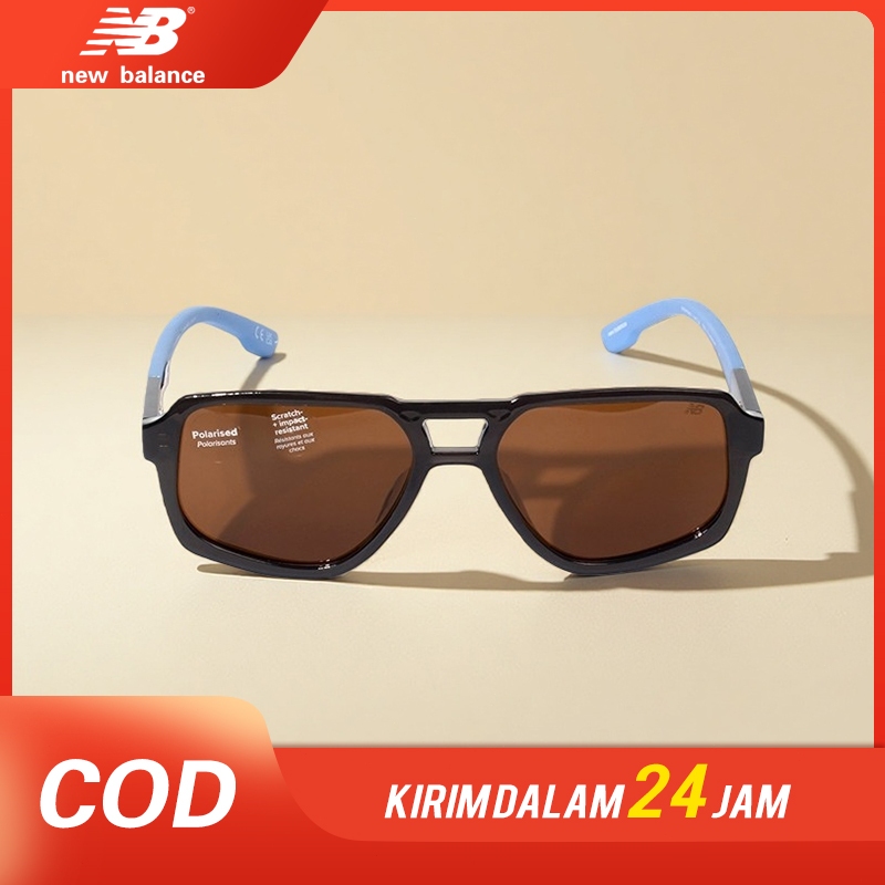 New Balance Kacamata Olahraga Polarized UV400 Pria Wanita Anti Silau HD Mengemudi/Bersepeda 870-092
