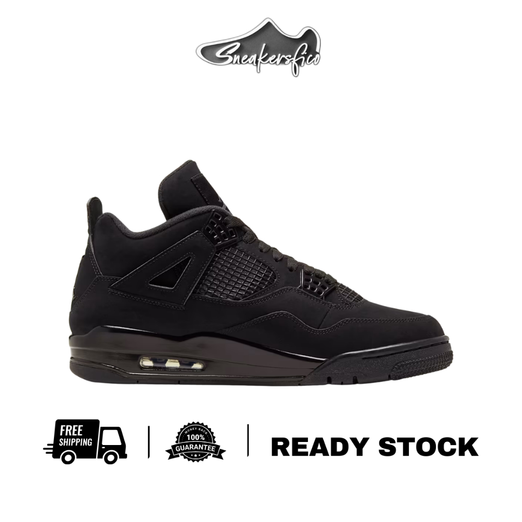 Air Jordan 4 Retro Black Cat Grade School