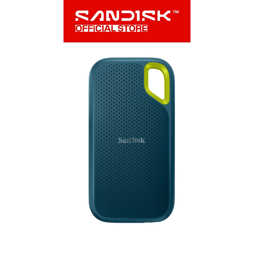 SANDISK Extreme Portable SSD E61 Green 2TB Type-C USB 3.2 V2 (Up to 1050MBps) - Free Premium Case