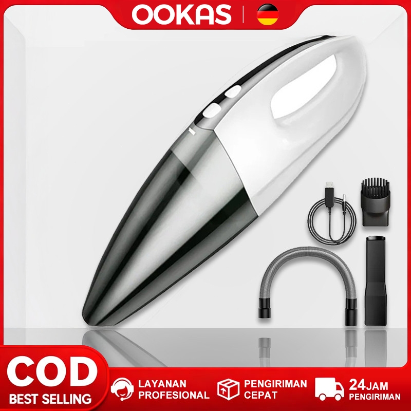 IMUTO Vacum Cleaner Portable Mini Penghisap Debu Mobil Wireless Kasur Penyedot Debu Vakum Penyedot D