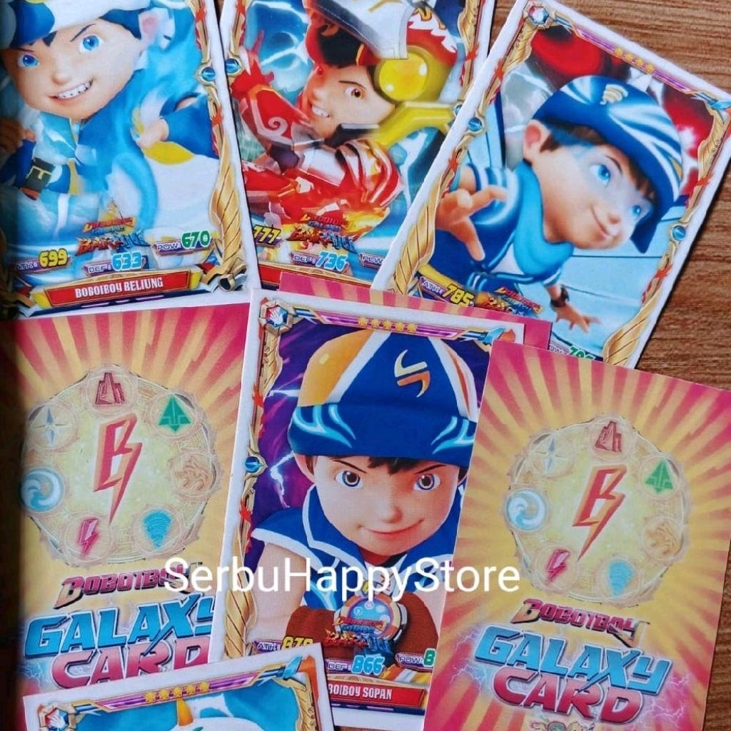 Kartu Boboiboy Galaxy Card isi 12 Pak New Version