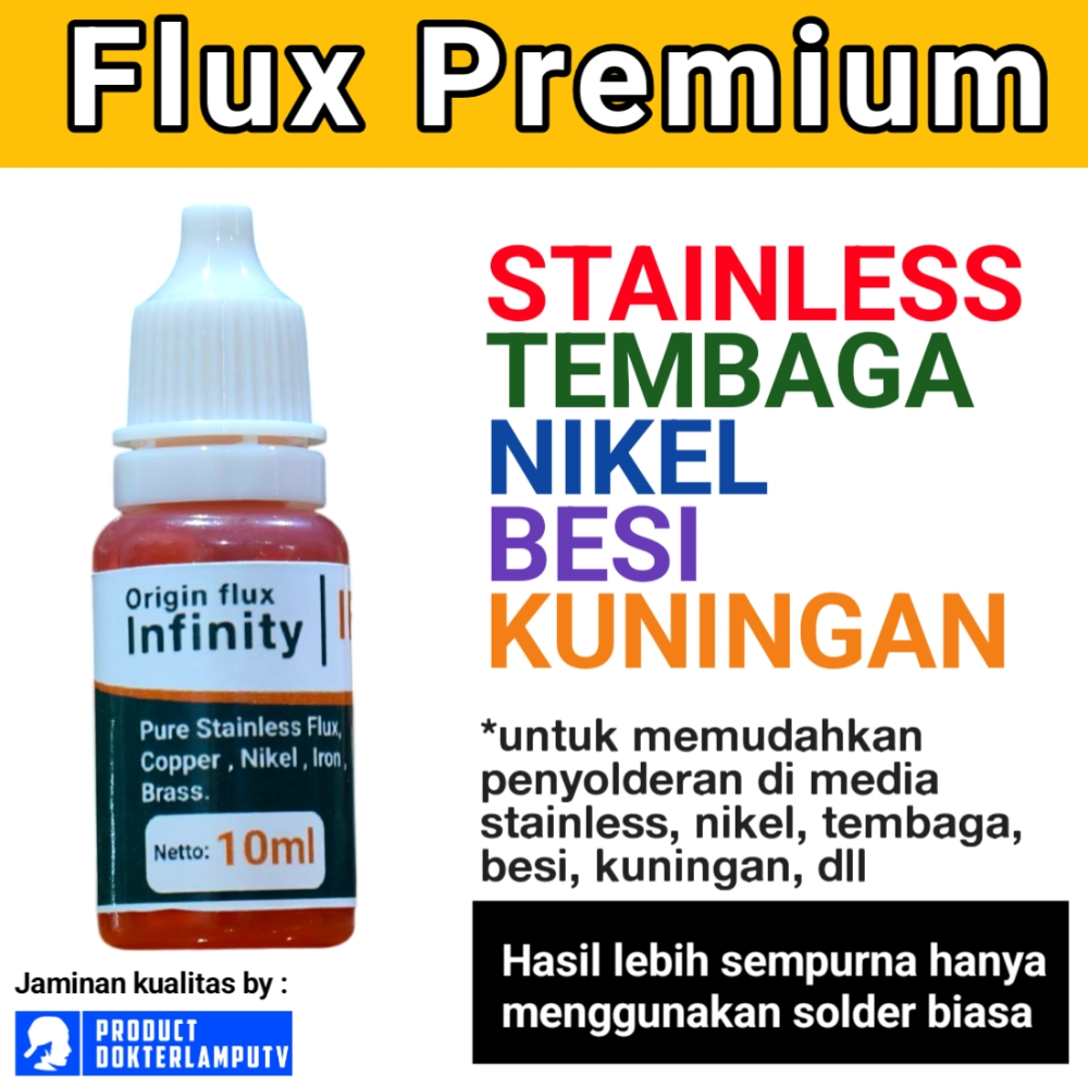 FLUX NO.1 UNTUK STAINLESS DLL INFINITY FLUX