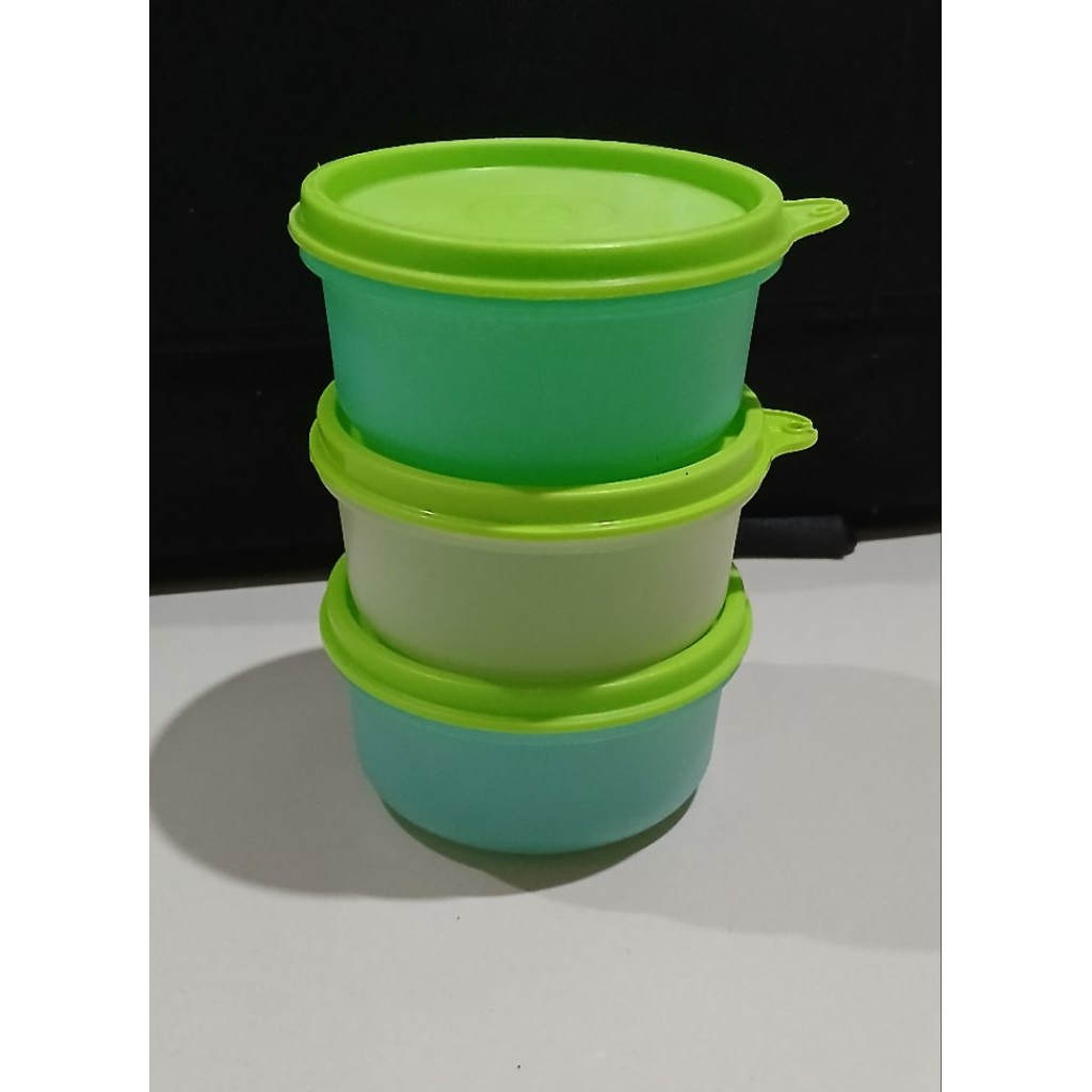 set bowl kecil isi 3 tupperware prelove