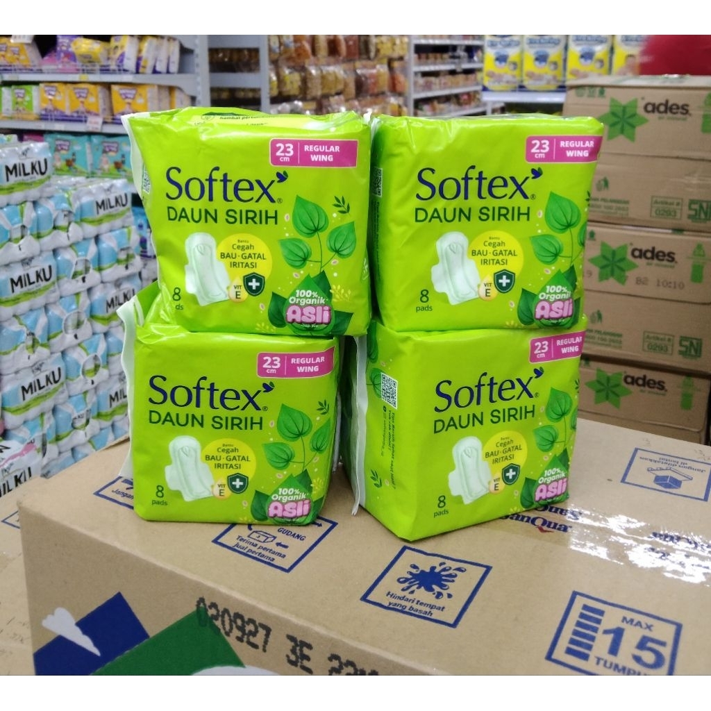 Softex Daun Sirih 23Cm isi 8