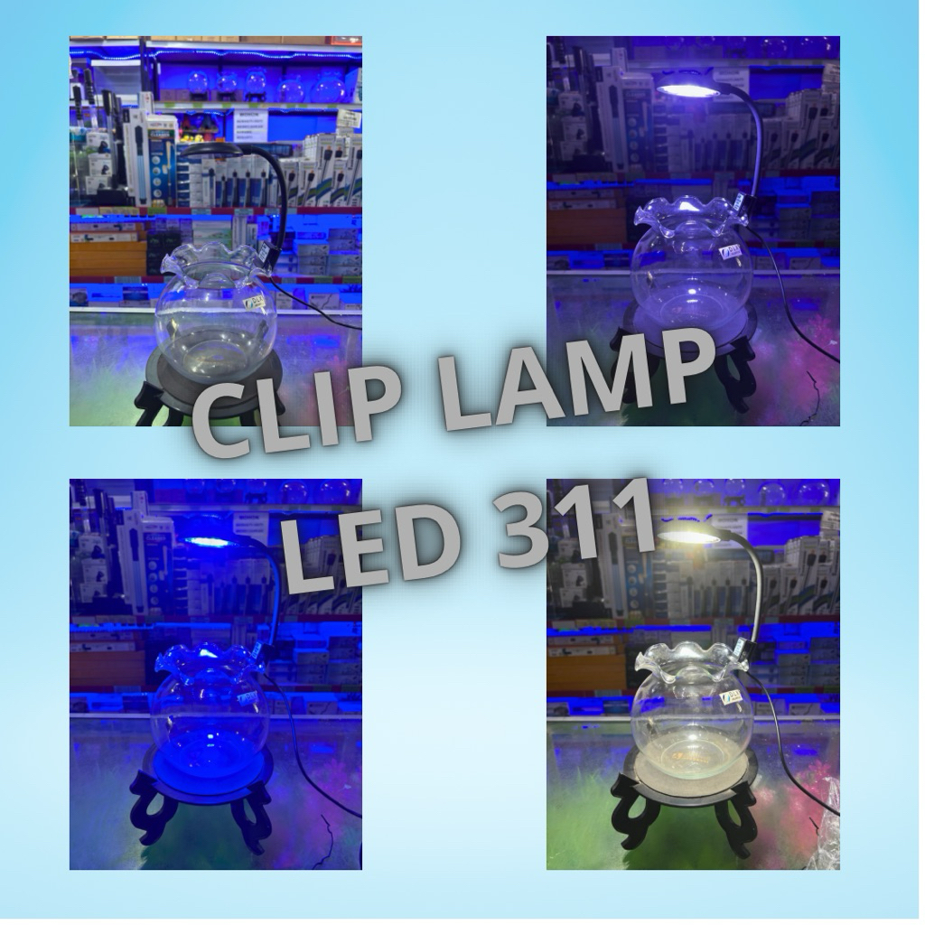 Sakkai Pro LED 311 / 411 / 511 Mini Clip Lampu Aquarium Aquascape