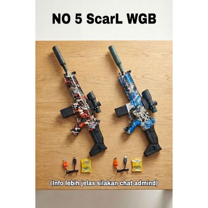 Gebytoys No 5 ScarL WGB mainan water jelly blaster