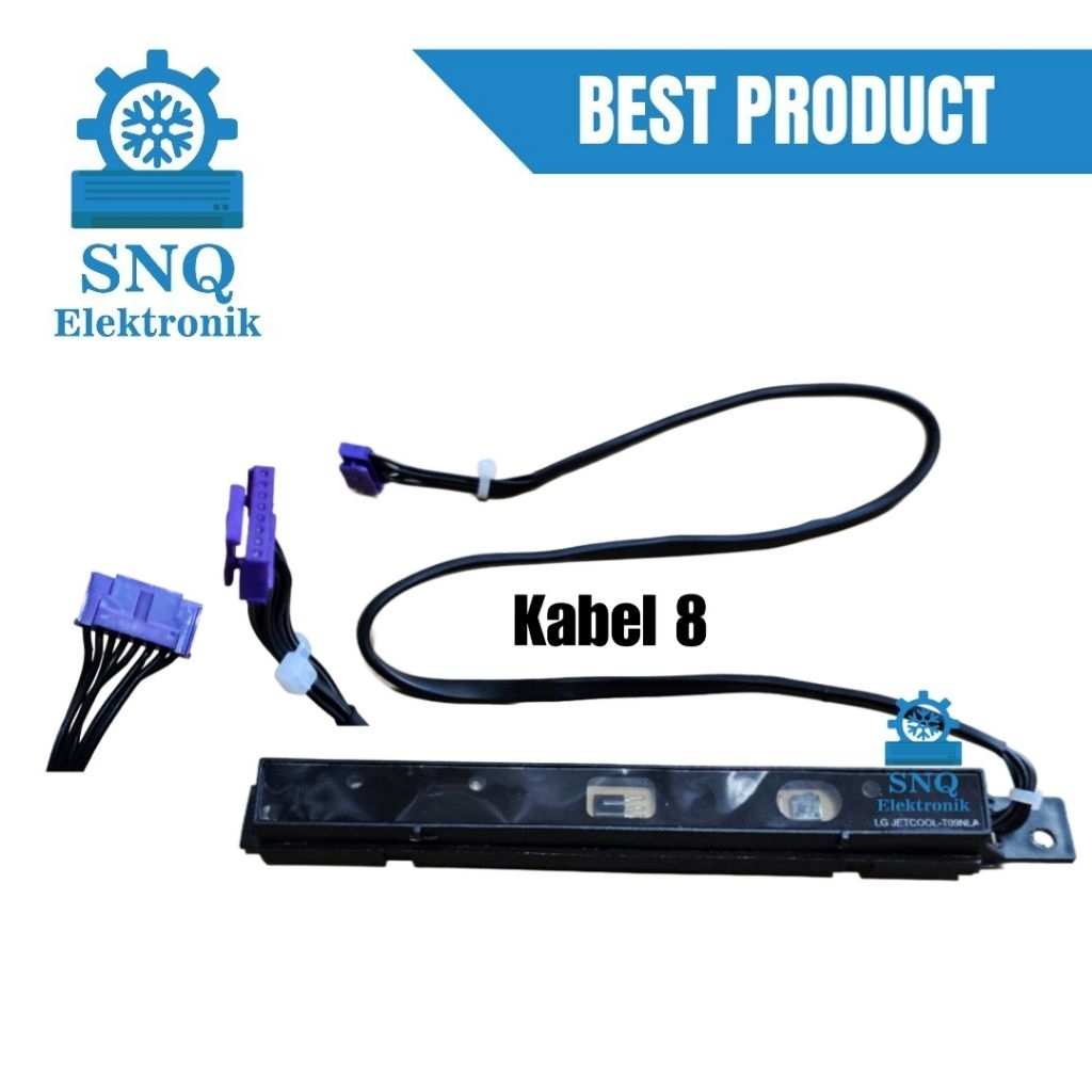 PCB sensor AC LG T09NLA 8 kabel 2 led - Receiver AC LG T09 NLA kabel 8 - Modul sensor AC LG T09NLA