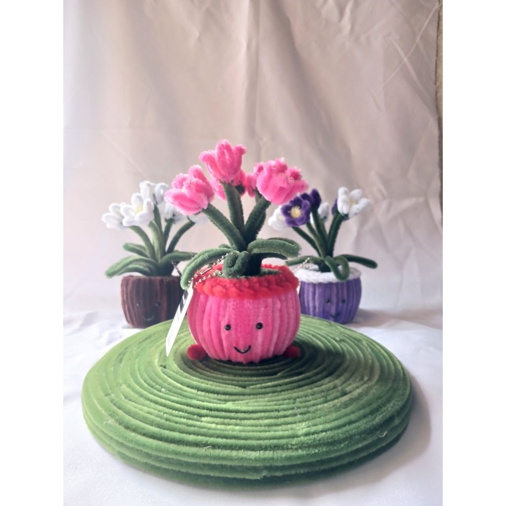 Pot Hias Karakter | Bulu Kawat | Pot Hias | Pot dekor kamar | Pot Hias