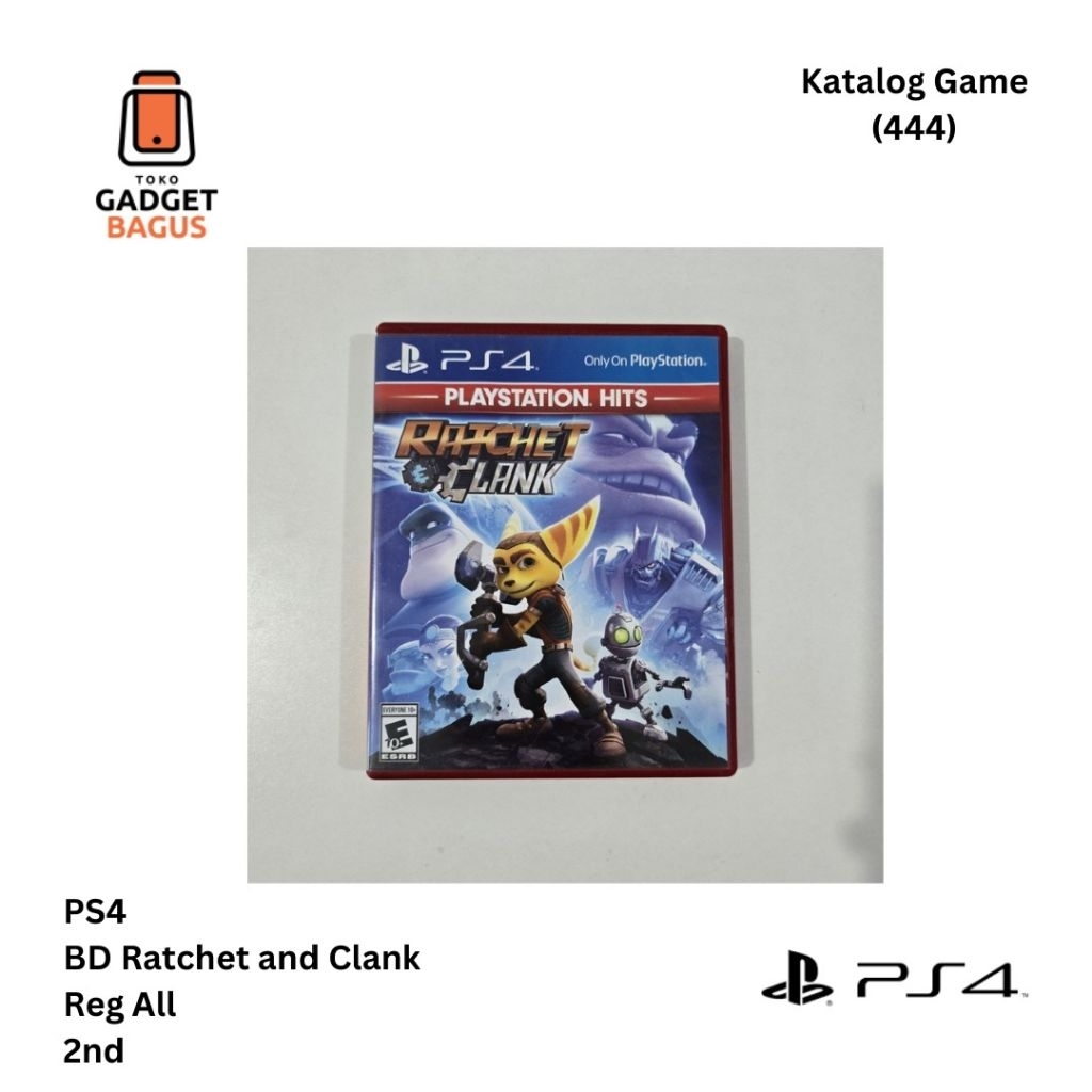 444 - BD PS4 Ratchet and Clank Playstation Hits Region ALL 2nd Fullset Original Rachet & Clank
