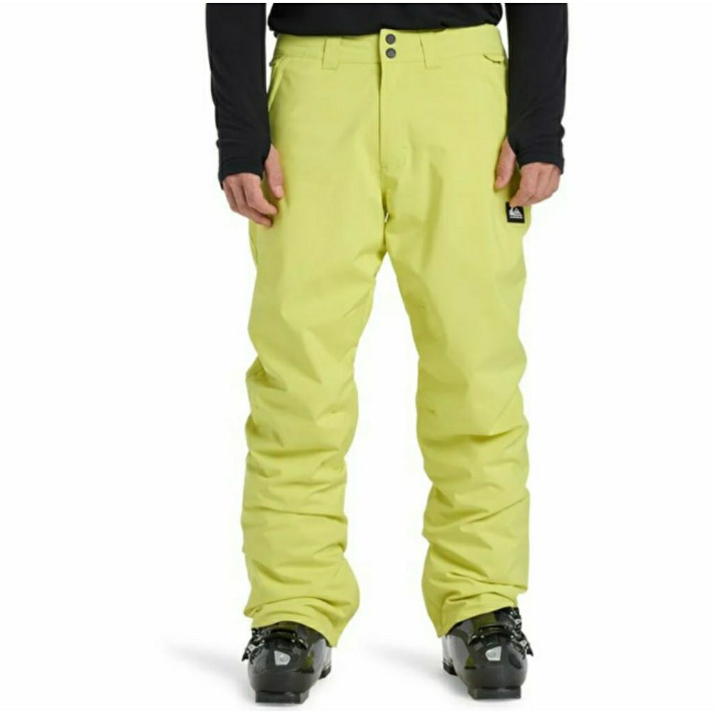 QUICKSILVER MEN'S ESTATE PT SNOW PANTS YELLOW PLUM CELANA PANJANG HIKING TREKKING WINTER SKI SNOWBOA