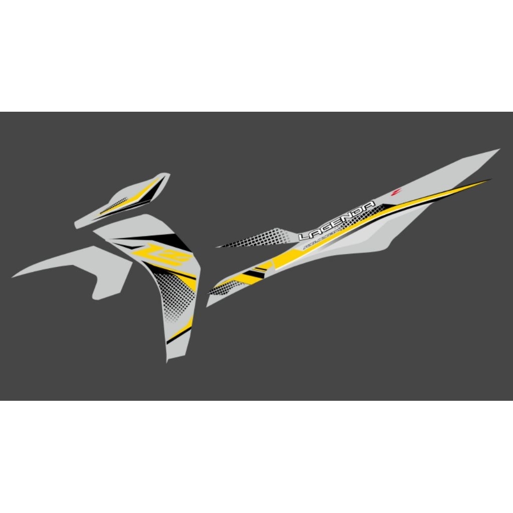 STRIPING TRANSPARAN JUPITER Z1 LAGENDA 115Z