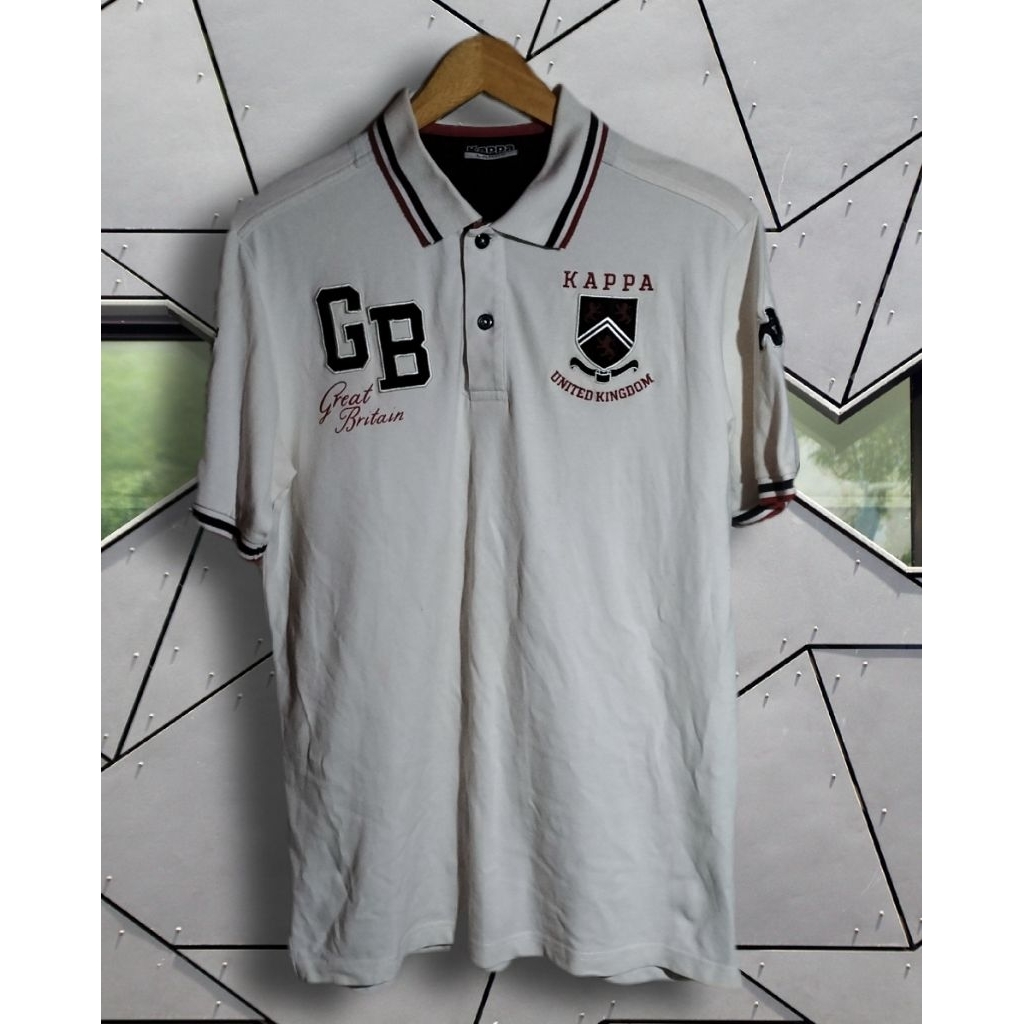 Kappa kaos polo t-shirt second/preloved/branded