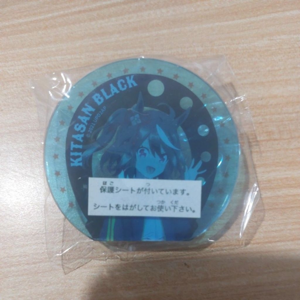 Acrylic Badge Uma Musume Pretty Derby Kitasan Black