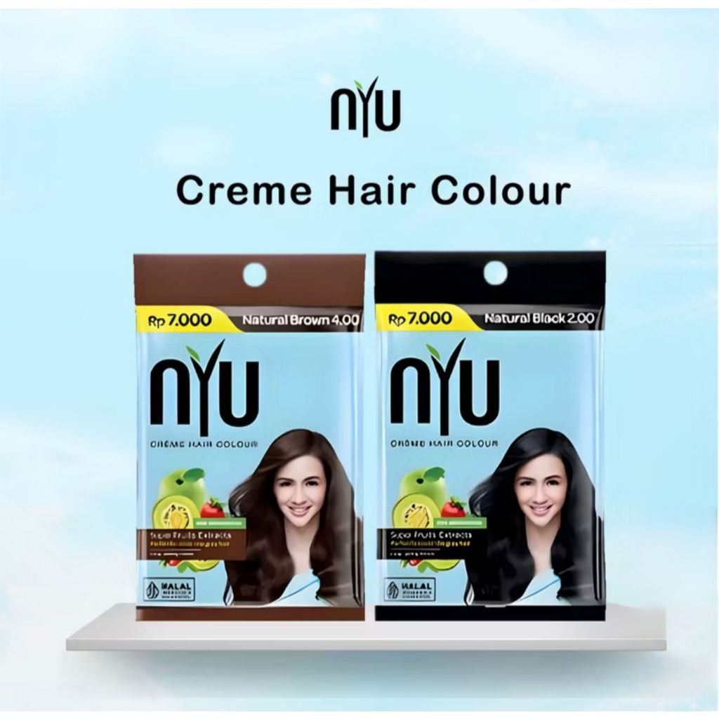 NYU Creme Hair Colour Sachet / Pewarna Rambut