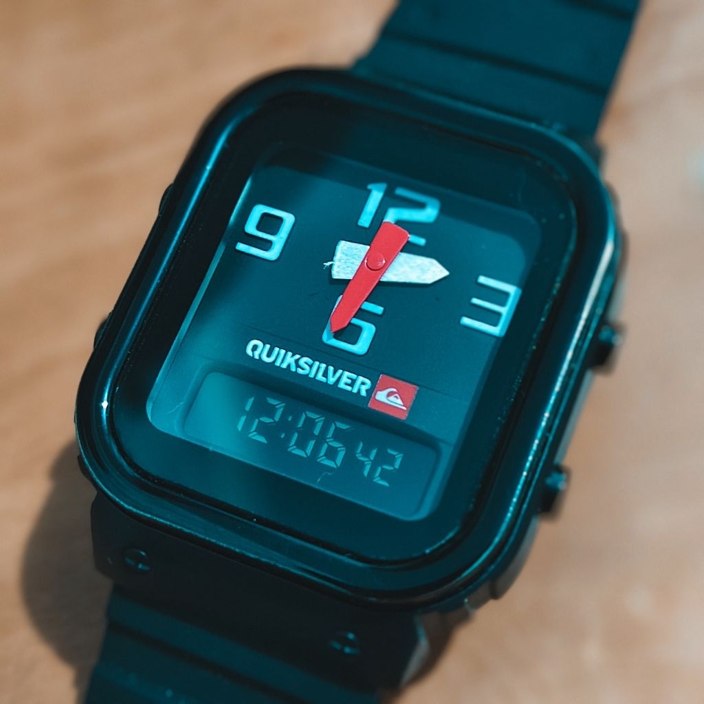 QUICK Jam tangan pria cowok cowo ANALOG SPORT KEREN ELEGAN murah cool FREE BOX MEWAH water resist an