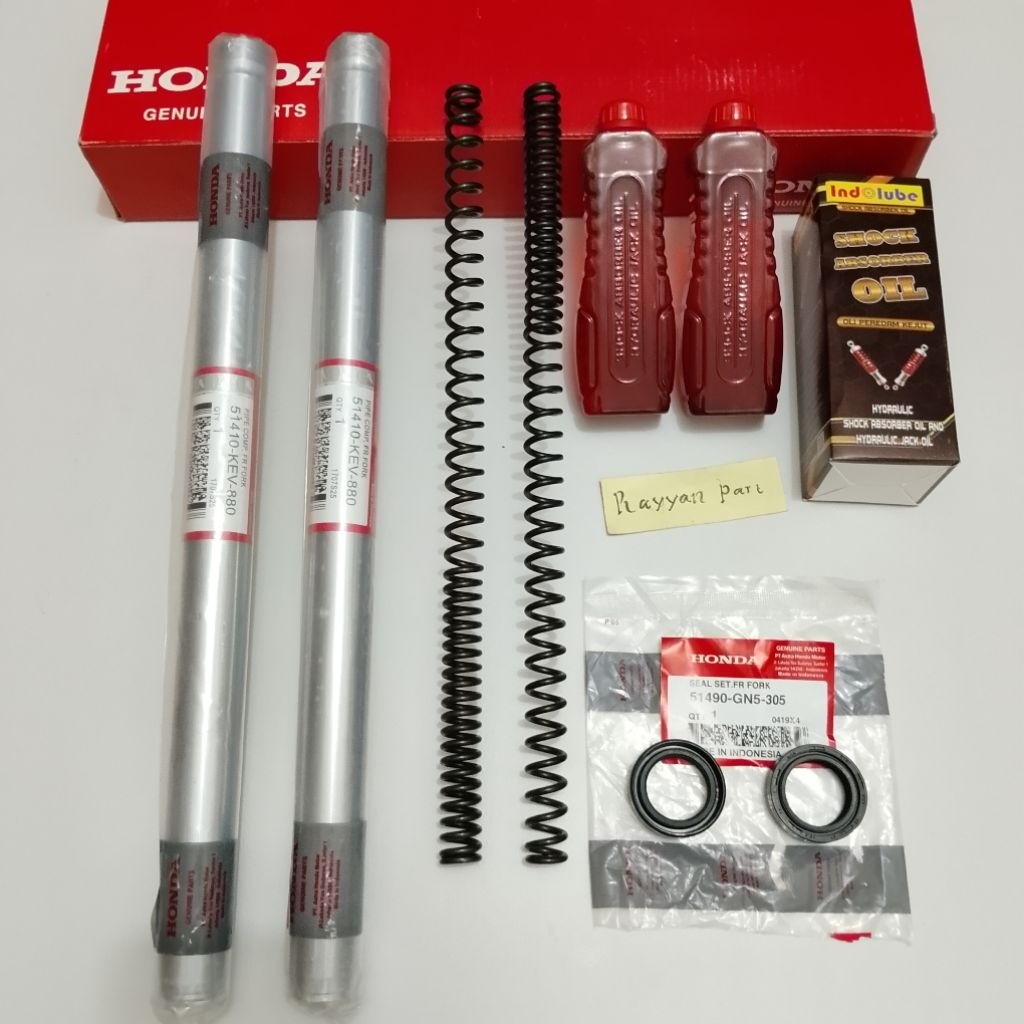 As sok depan supra x lama/supra fit lama sok+per+sil+oli kev/original