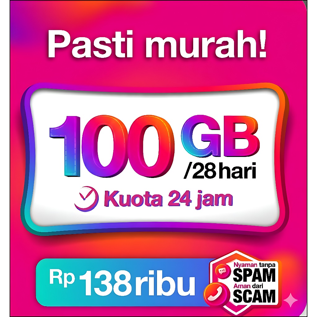 KUOTA INTERNET 100GB TRI DAN IM3