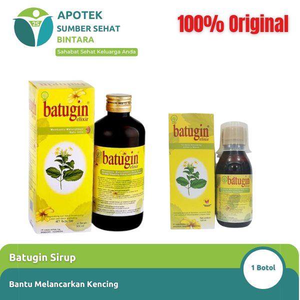 Batugin Elixir | Sirup Herbal Batu Ginjal – Bantu Melancarkan Kencing