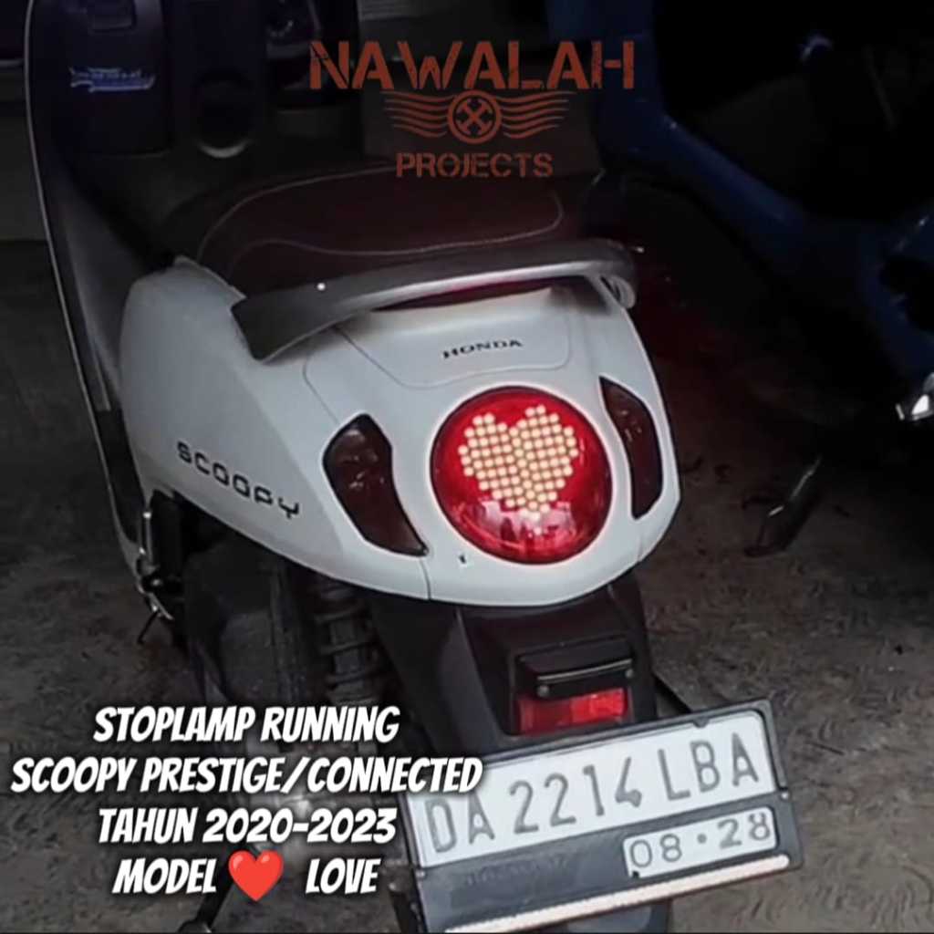 Lampu Stoplamp running Scoopy FI/ Scoopy Prestige/Scoopy Connected Tahun 2020,2021,2022,2023 Model L