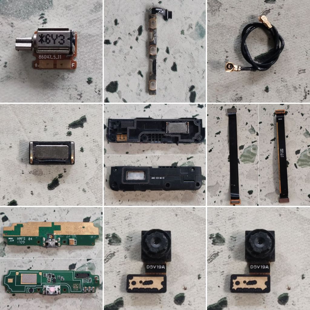 Xiaomi Redmi 4a Bahan Kanibalan, Mesin Mati Total Matot, Konektor Cas HF, Antena, Flex UI MB, Frame,