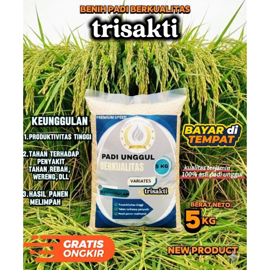 benih padi TRISAKTI berkualitas 5kg