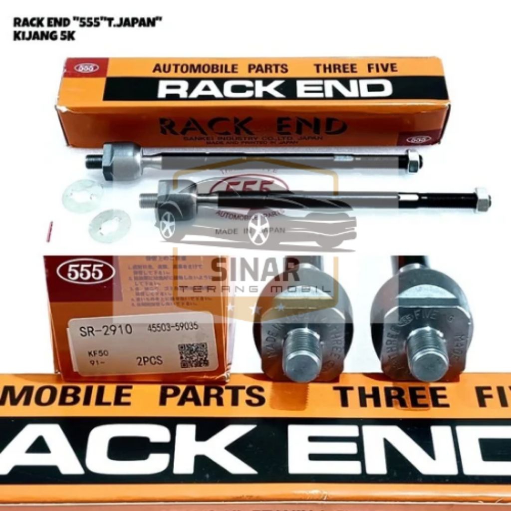 RACK END LONG TIEROD KIJANG SUPER 5K ORIGINAL 555 JAPAN 1PCS