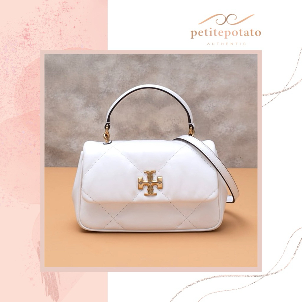 TAS BRANDED WANITA TORY BURCH KIRA DIAMOND TOP HANDLE SHOULDER