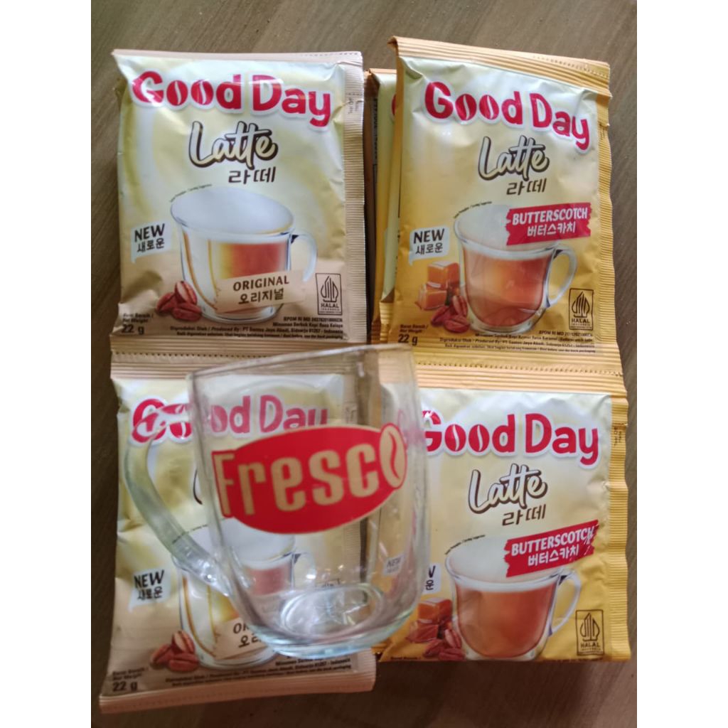 GOOD DAY LATTE 1 DUS GRATIS 5 GELAS