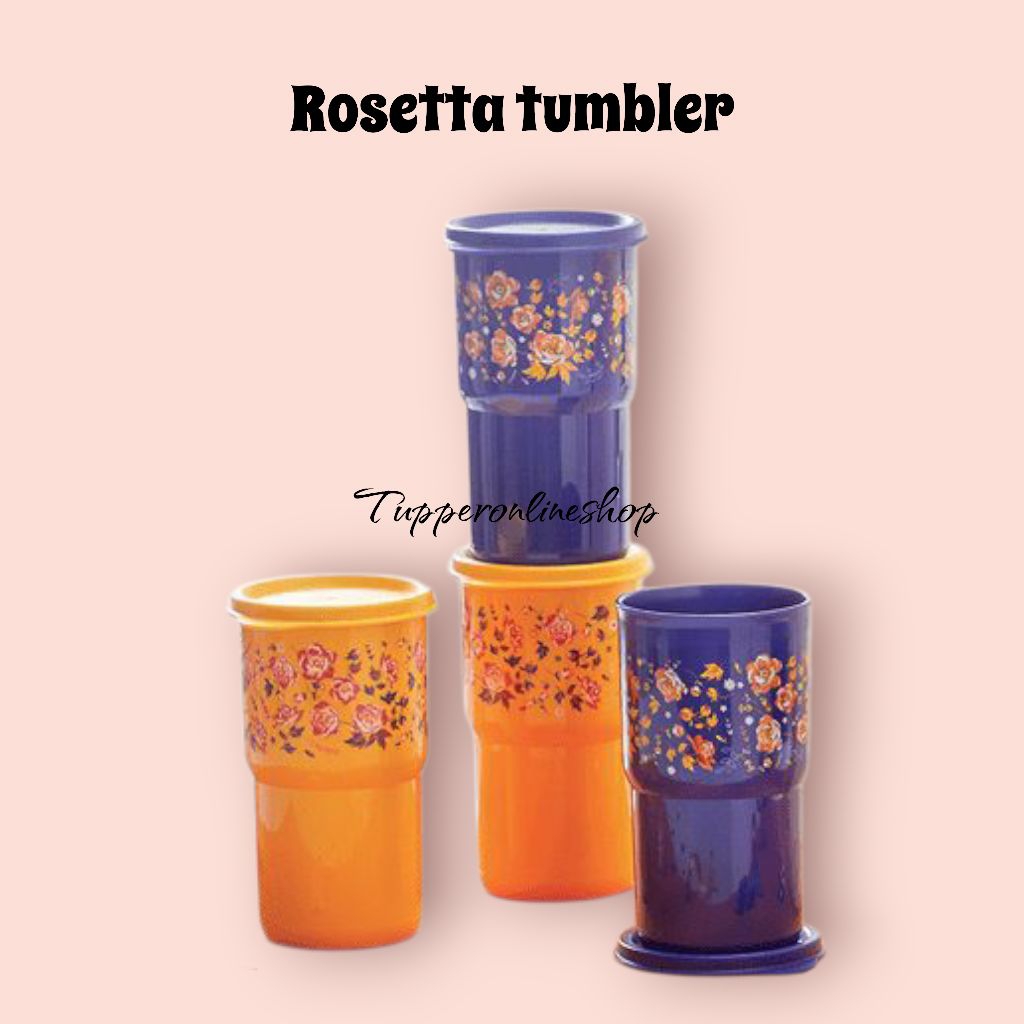 Rosetta tumbler tupperware (4)
