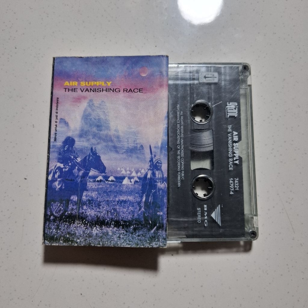 Kaset Pita Air Supply - The Vanishing Race Second