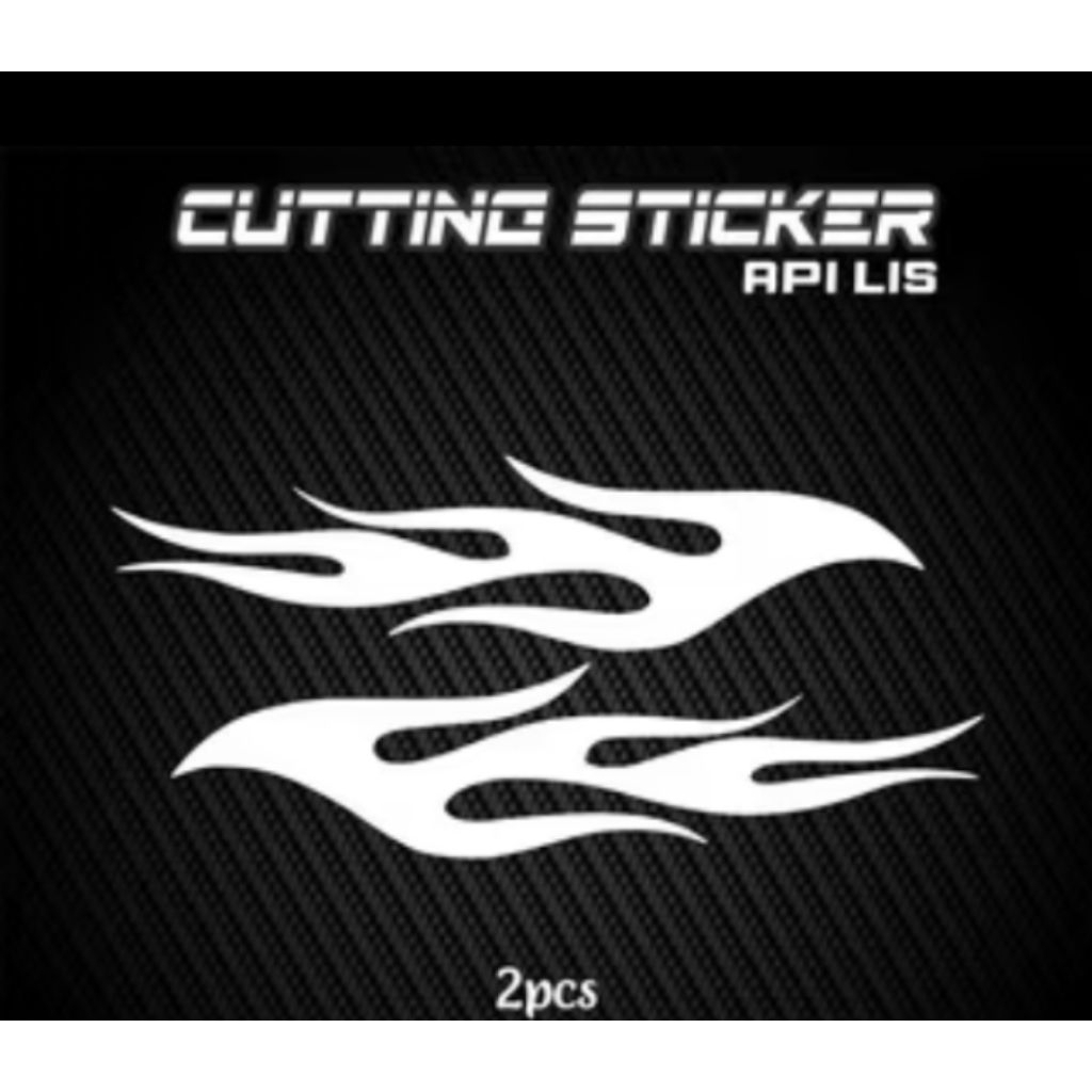 Stiker Api Stiker Variasi Spakbor Motor