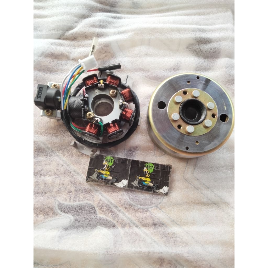 Maghnet magnet maghnit racing kimchil kimcil Yamaha fiz r sudah pnp