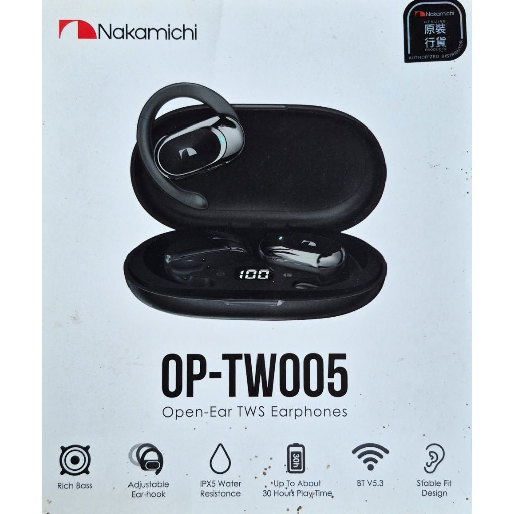 Open Ear TWS Nakamichi OP-TW005 Preloved Murah
