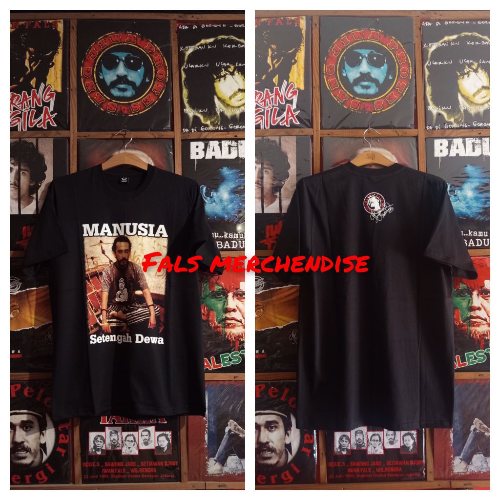 kaos iwan fals original serdadu manusia setengah dewa