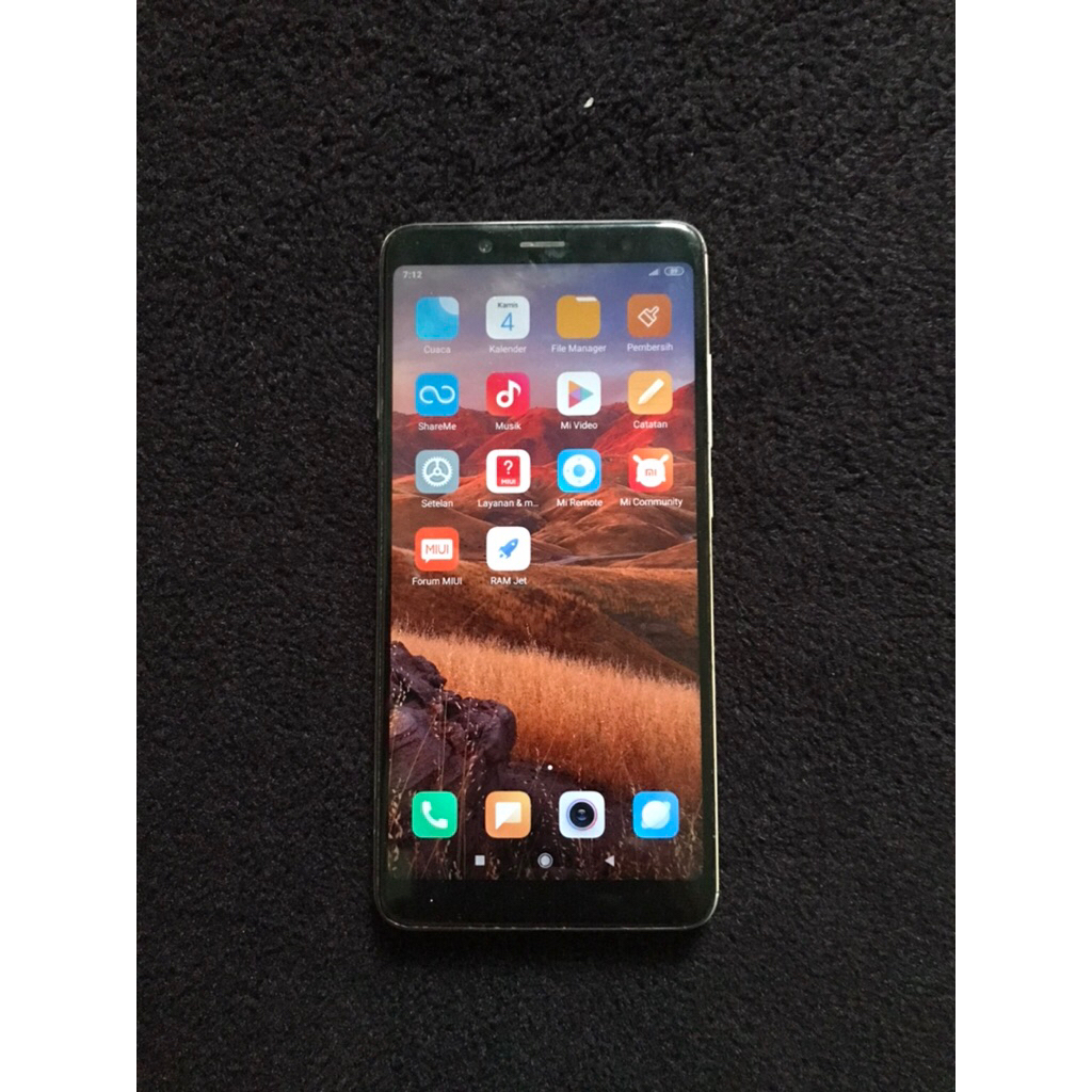 HANDPHONE REDMI NOTE 5 SNAPDRAGON 625 BEKAS SECOND NORMAL 4/64