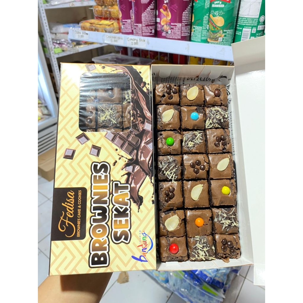 Brownies sekat/ brownies sekat panggang/ brownies bandung /brownies sekat premium