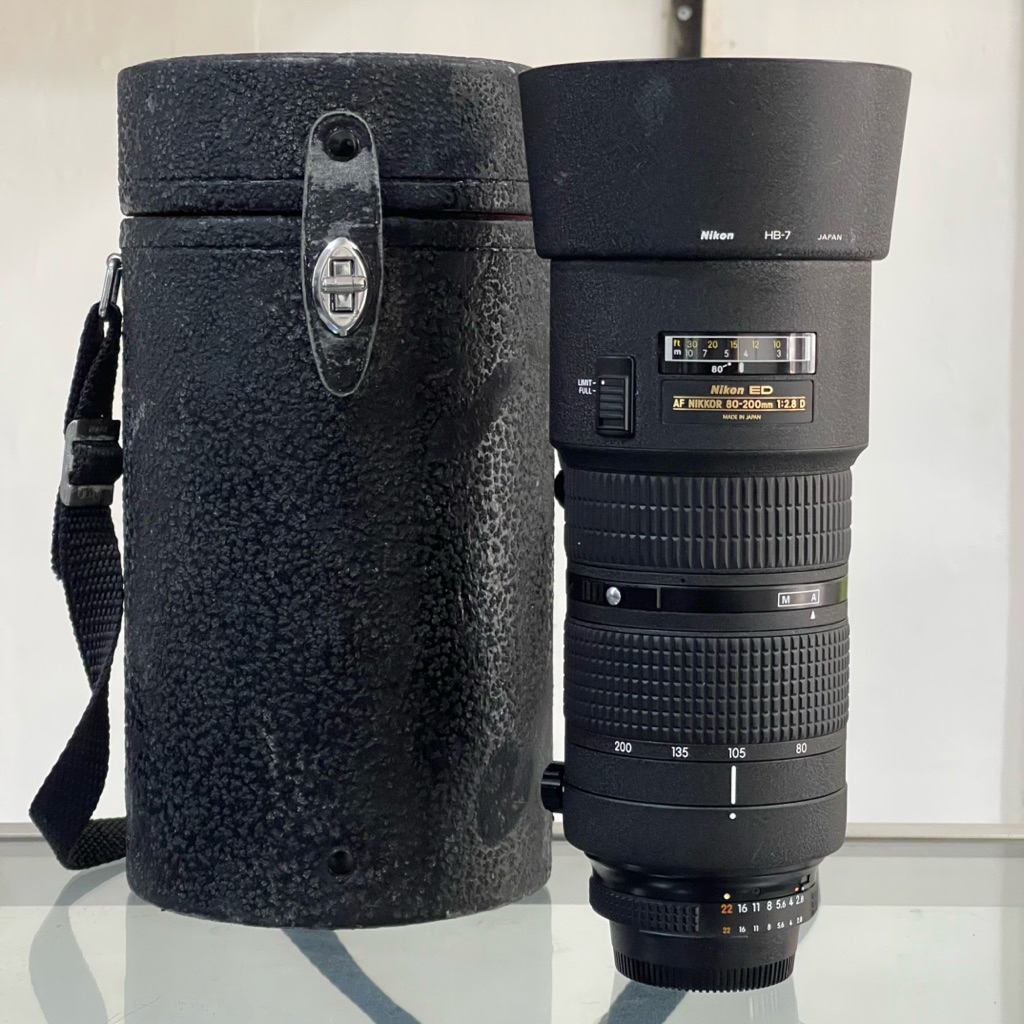 lensa tele nikon AF 80-200mm F2.8 gen 3 like new