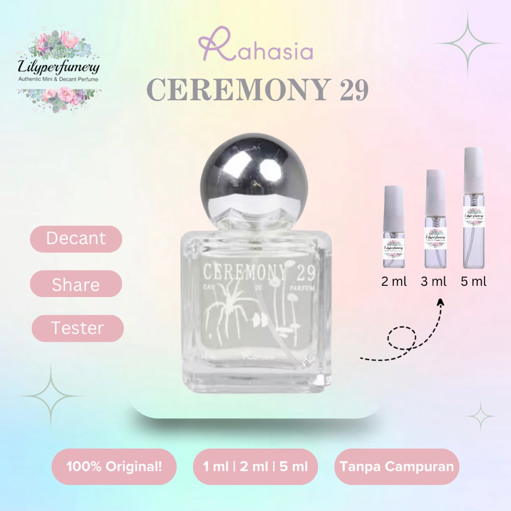 Decant / Share RAHASIA BEAUTY x BRANDON SALIM CEREMONY 29 EDP (Authentic Only!)