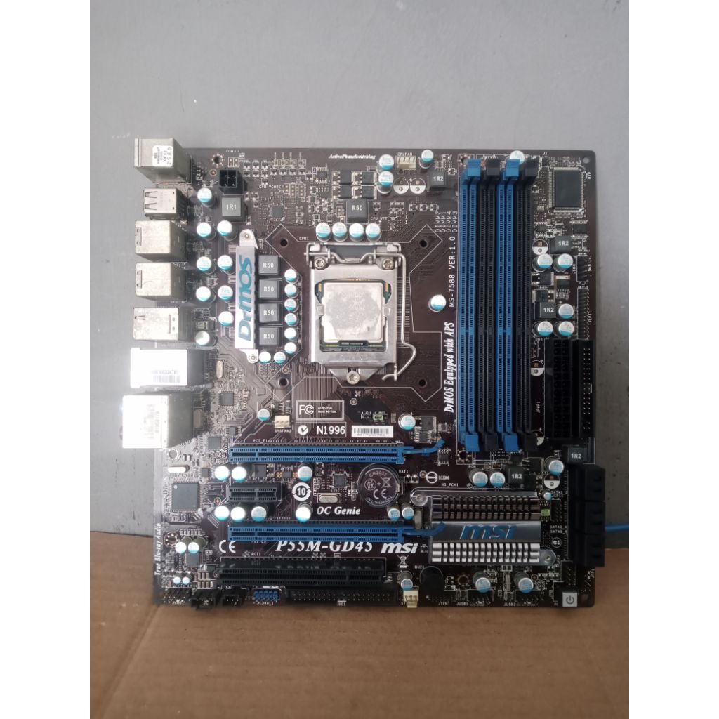 Motherboard MSI P55M GD45 Intel i5 760