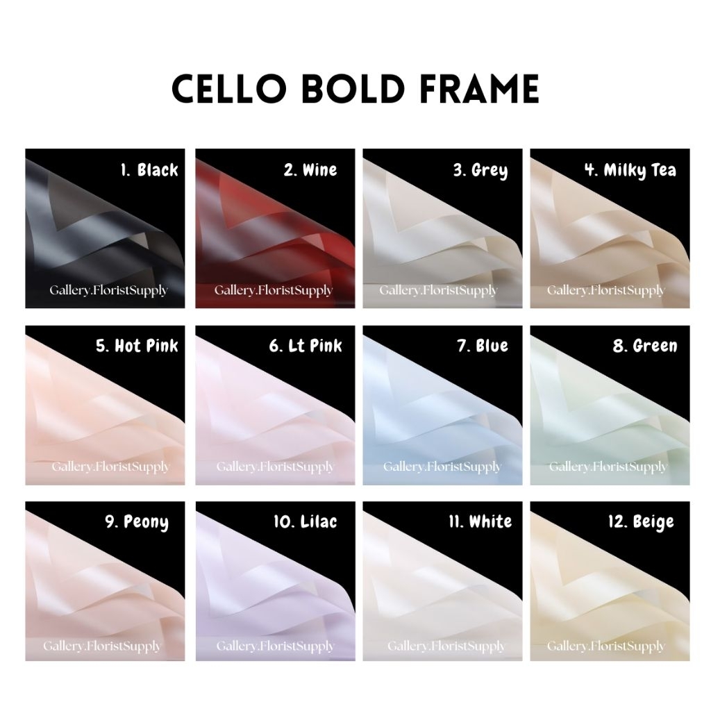 kertas Cellophane Bold Frem / Kertas Cellophane Buket palembang