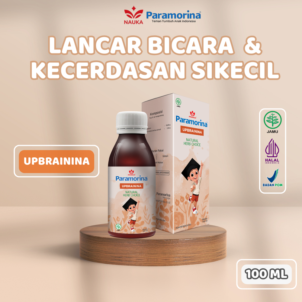 Paramorina Upbrainina Lancar Bicara Anak & Kecerdasan Anak - Madu Anak Paramorina - 100 ml