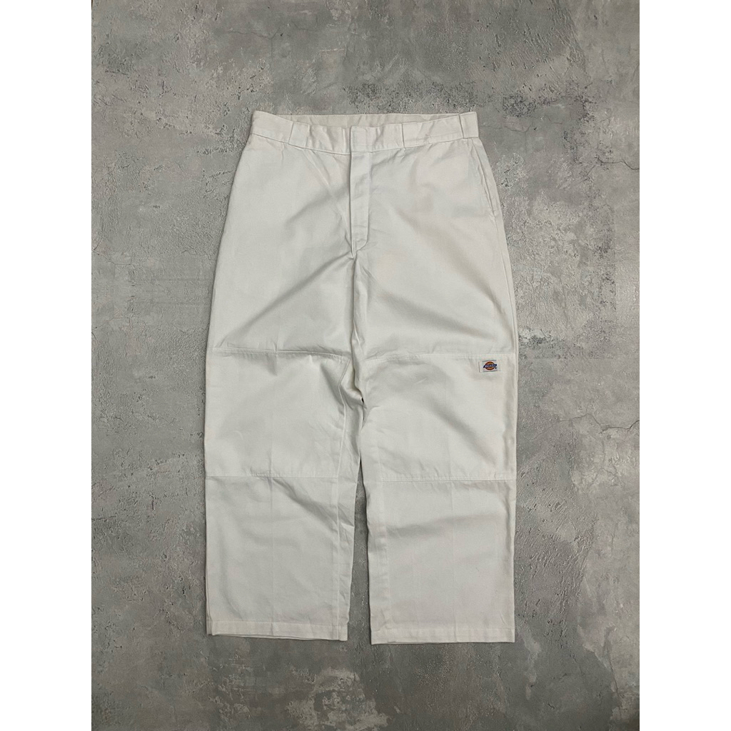 Dickies Double Knee Loose Fit White